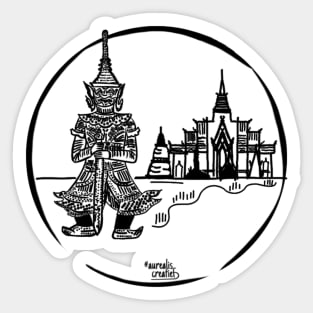 Thailand - Demon guard Sticker